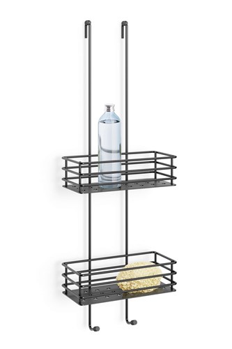 ZACK - IPARO - Double panier de douche en inox à accrocher