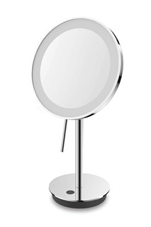 ZACK - ALONA - Miroir LED en inox sur pied