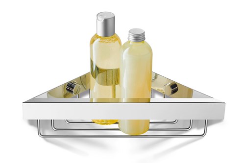 ZACK - LINEA - Panier d'angle pour douche en inox