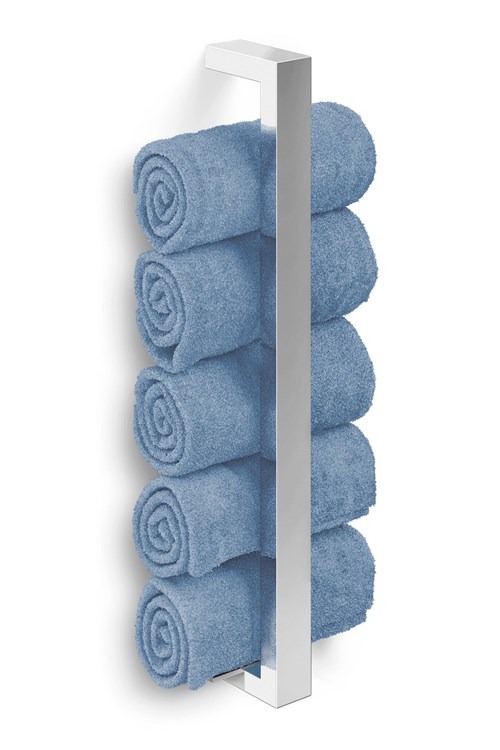 ZACK - LINEA - Support mural en inox pour serviettes de réserve