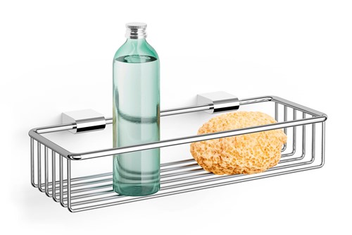 ZACK - ATORE - Panier de douche en inox à fixation double