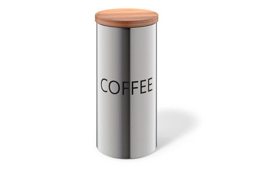 ZACK - CERA - Boîte à café en inox