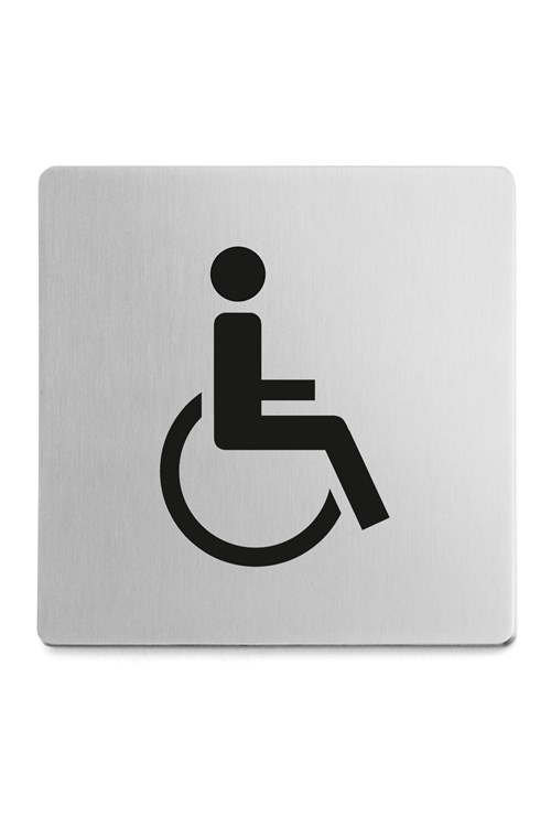 ZACK - INDICI - Pictogramme en inox "Chaise roulante"