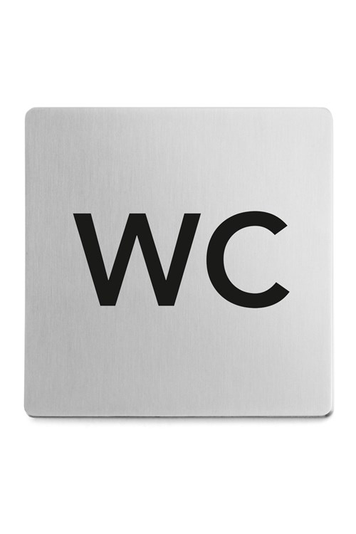 ZACK - INDICI - Pictogramme en inox "WC"