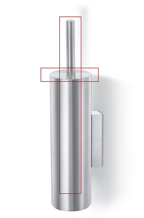ZACK - TUBO - Manche de brosse en inox