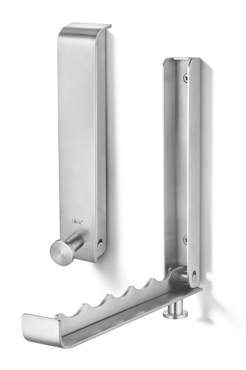 ZACK - CANZO - Porte-vêtements rabattable en inox