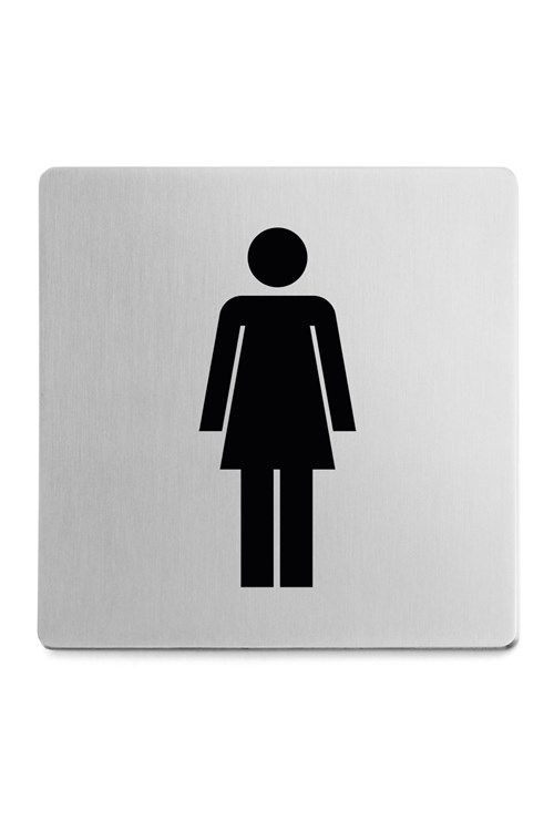 ZACK - INDICI - Pictogramme en inox "Femme"