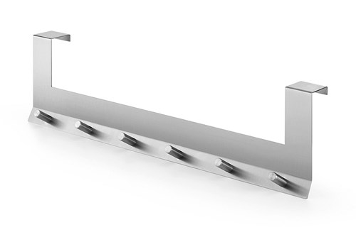 ZACK - DOMO - Patère en inox pour porte 3,8 cm