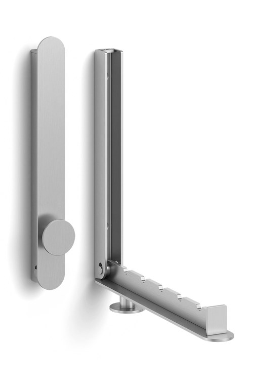 ZACK - PLETOR - Porte-vêtements rabattable en inox