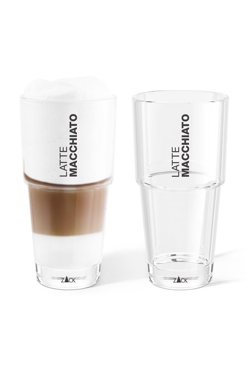 ZACK - CETO - Set de 2 verres Latte Macchiato