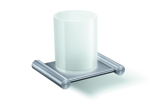 ZACK - CIVIO - Verre à dents avec support en inox